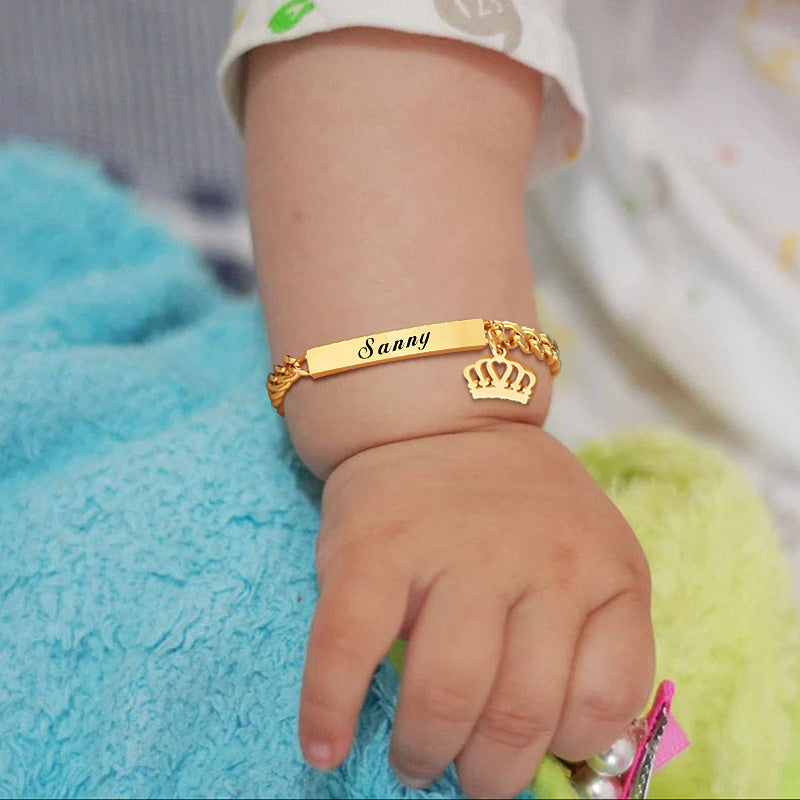 Personalized Baby Name Bracelet