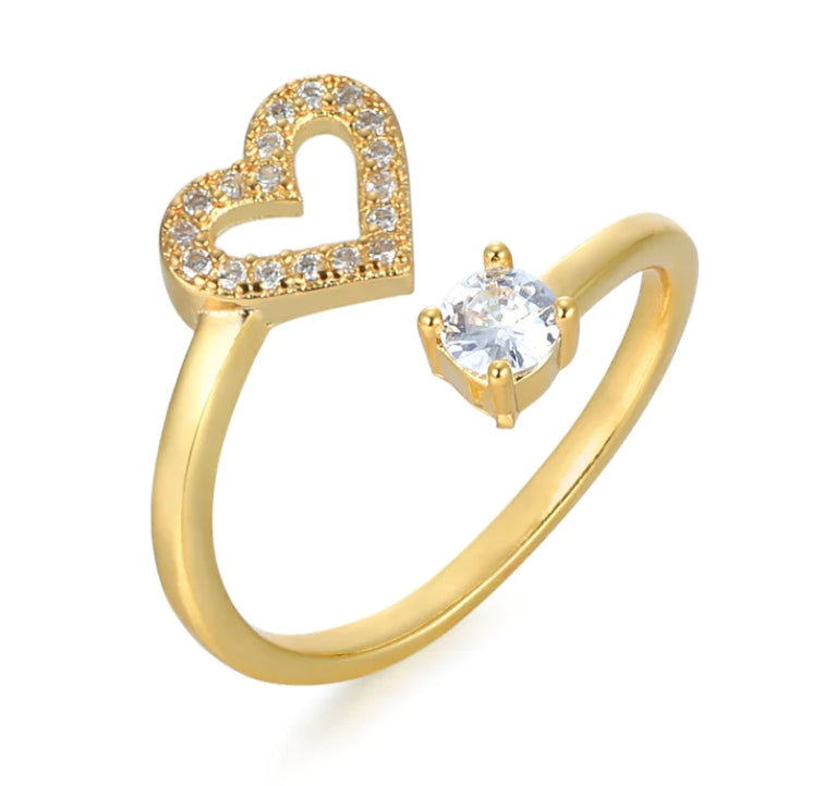 Alphabet Diamond Ring