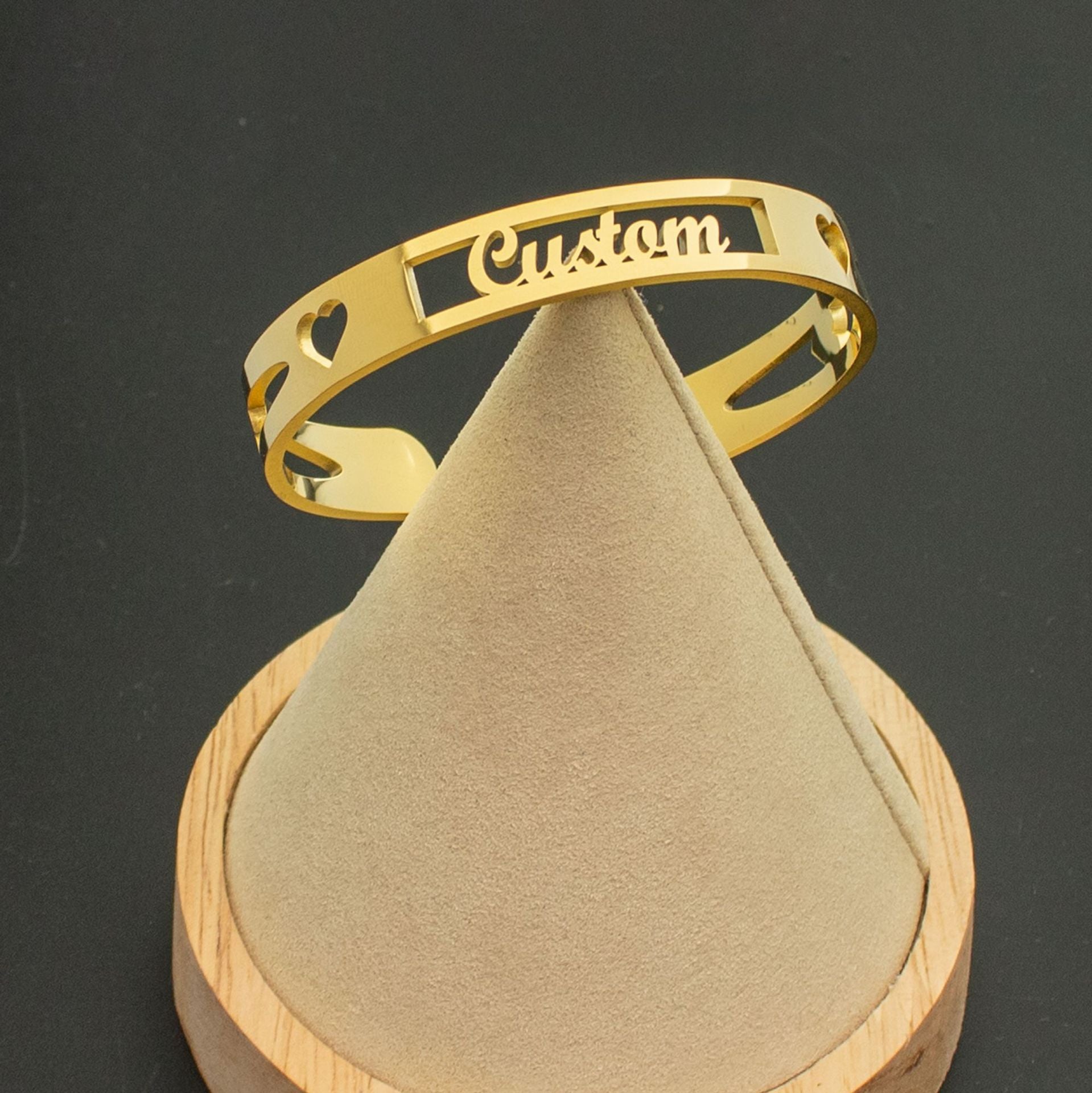 Custom Name Bangle Bracelet
