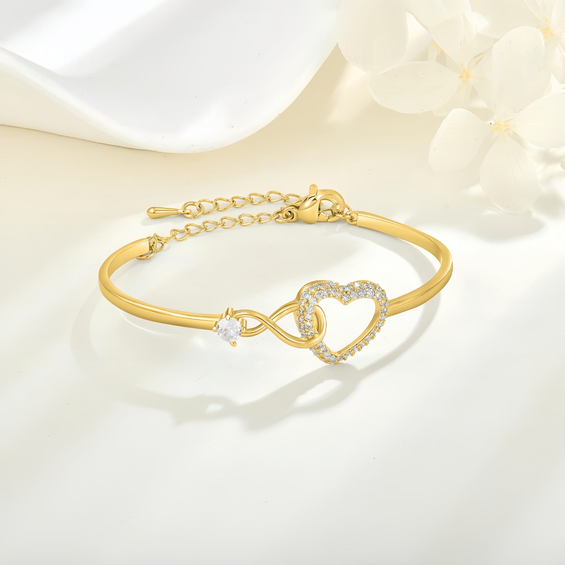 Infinity Heart Bracelet