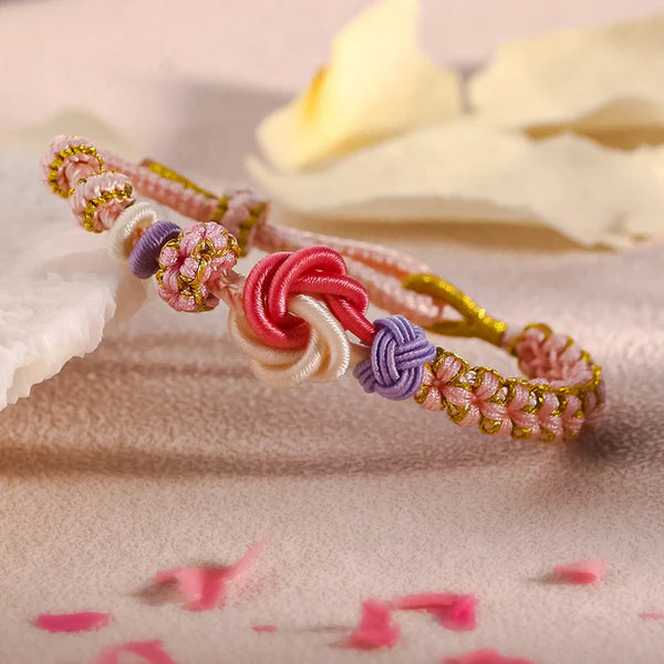 To My Granddaughter - Blossom knot bracelet