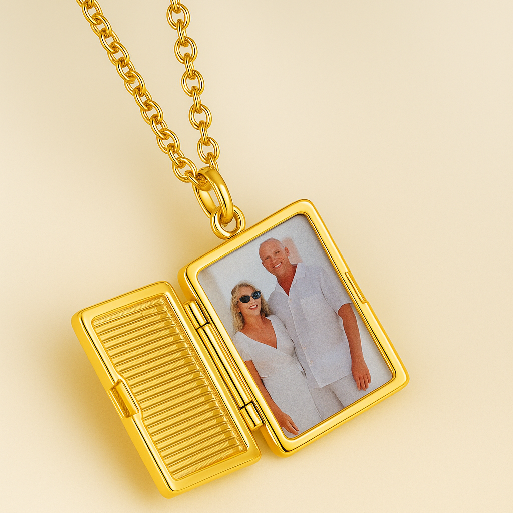 Personalized Book Photo Necklace