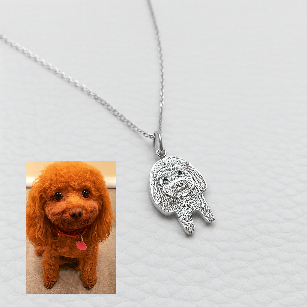 Personalized Laser Pet Photo Necklace